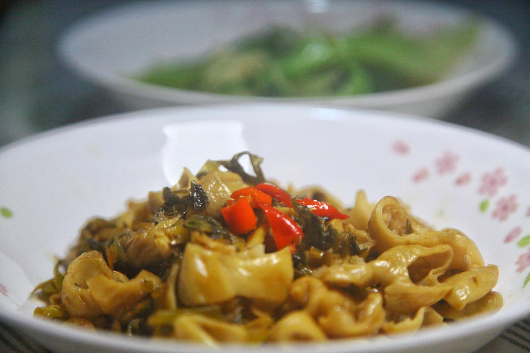 酸菜炒大肠