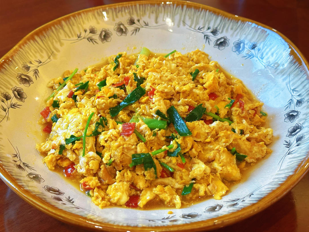 醋炒鸡蛋，超级下饭