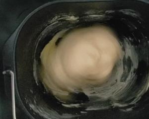 【70%中种】大理石豆沙吐司（面包机版）的做法 步骤5