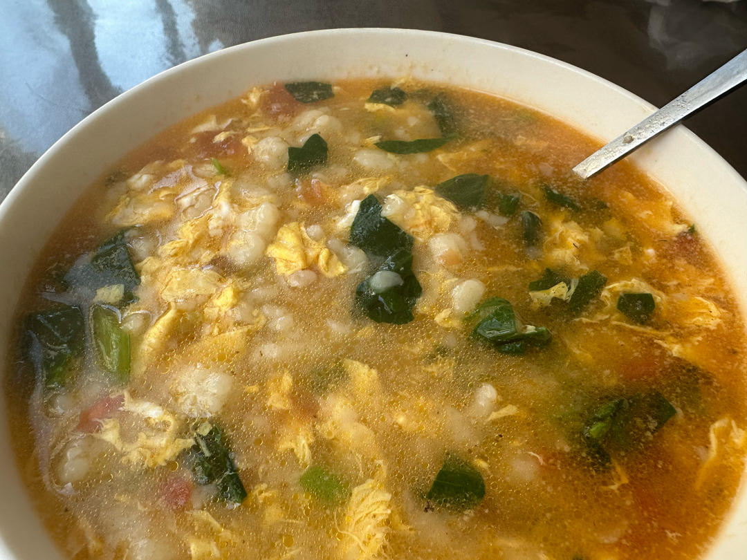 简单早餐-疙瘩汤