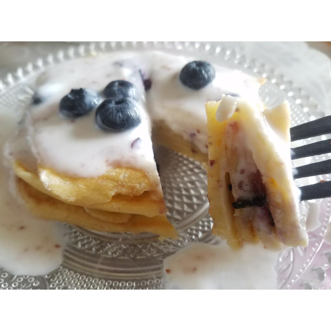 充满幸福感的早餐：蓝莓热松饼教程