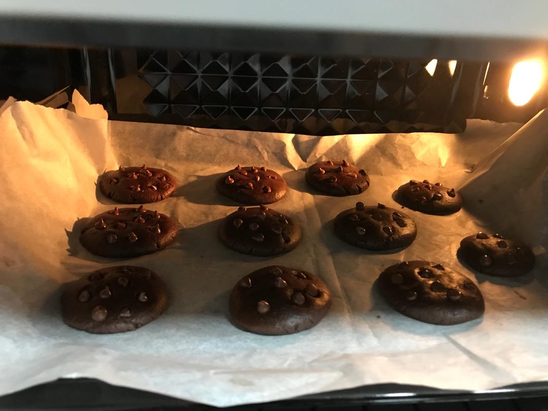 大块黑巧克力曲奇（君之配方）