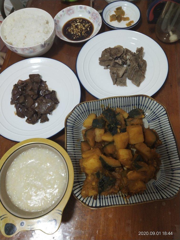 素食之南瓜炖土豆
