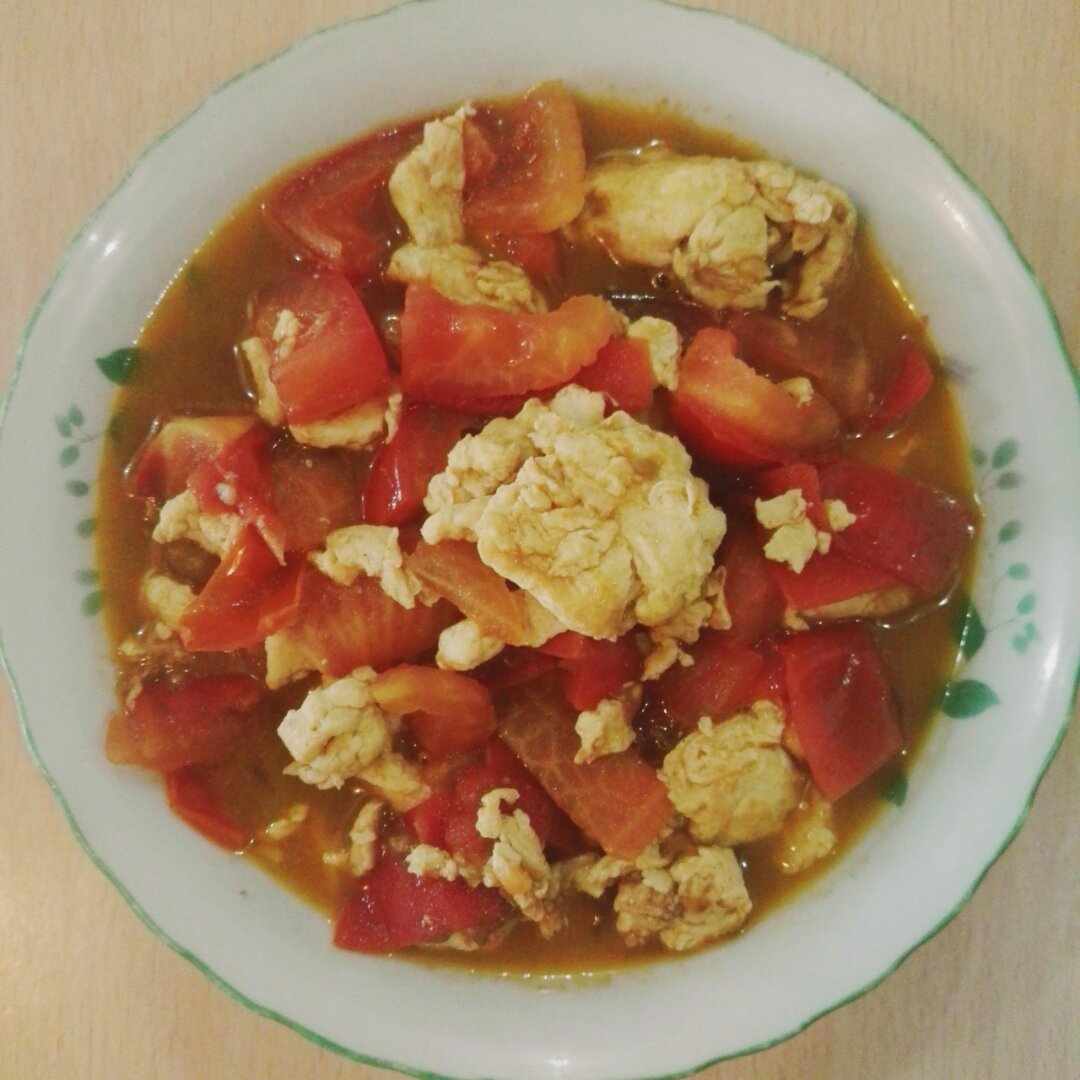 鸡蛋炒西红柿i
