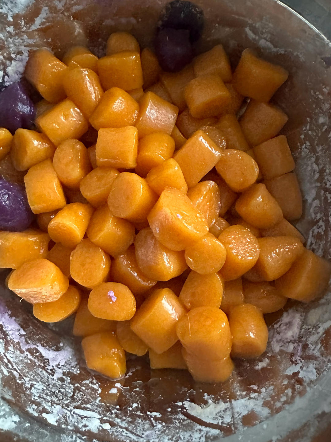 没有芋头的不加糖的自制芋圆的做法