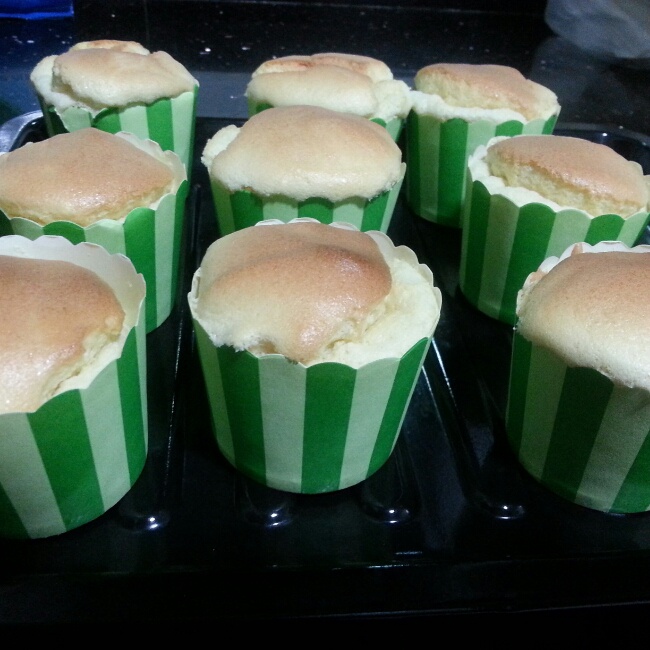 棉花纸杯蛋糕