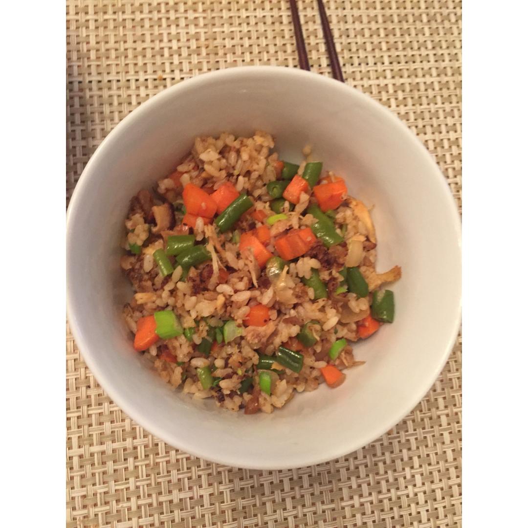 沙茶菌菇炒饭