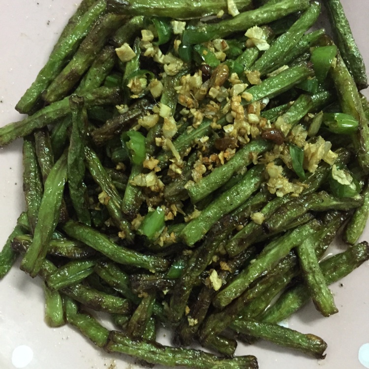 韩雨歆做的干煸四季豆