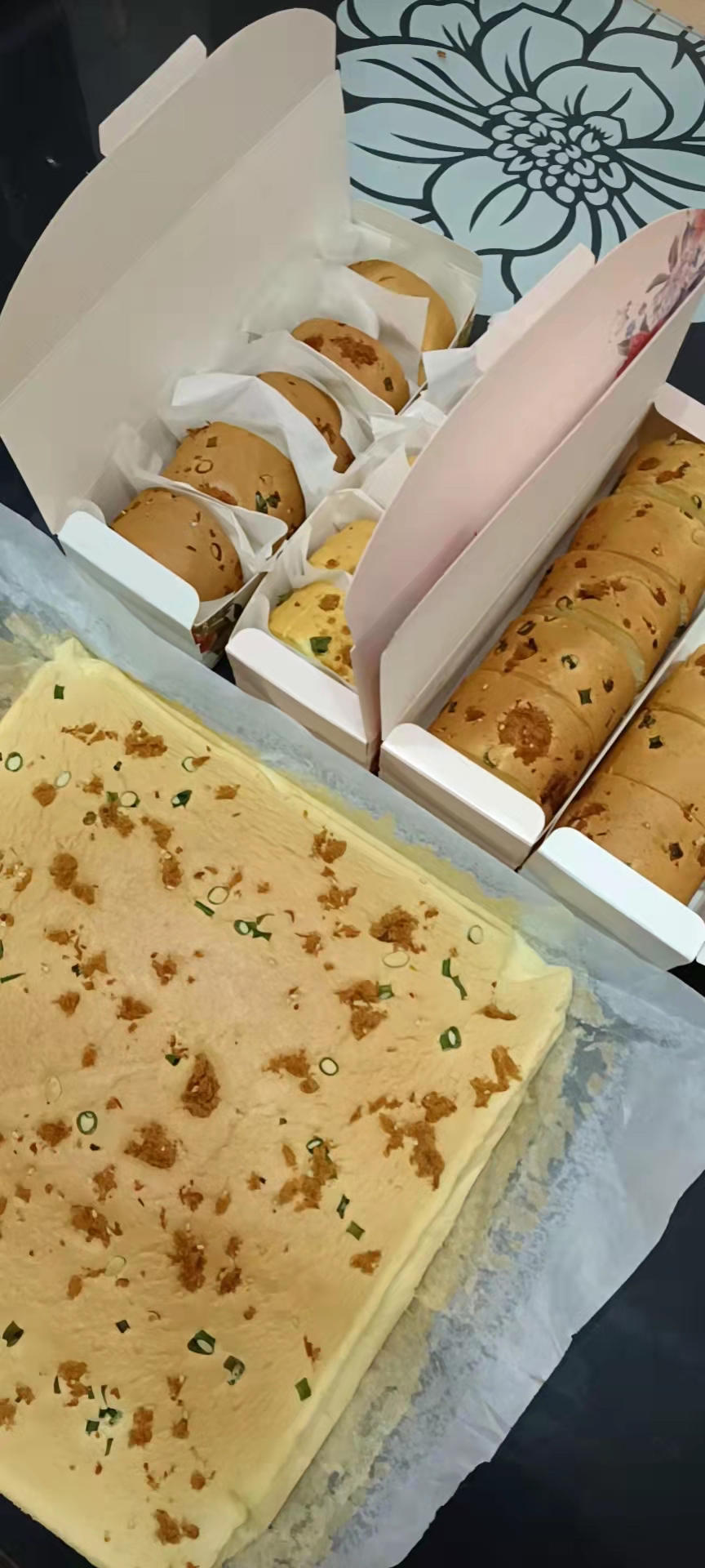 香葱肉松卷 蛋糕卷-无敌美味