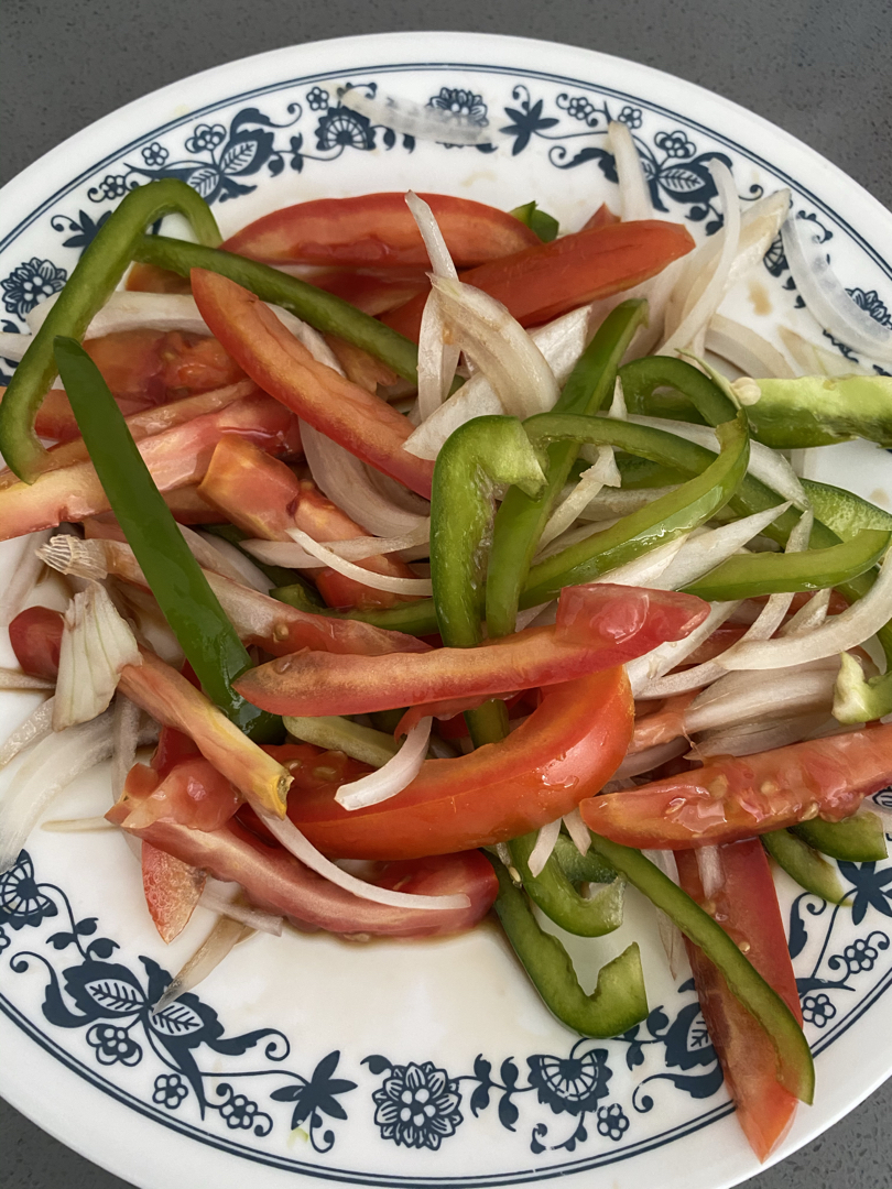 新疆小菜：凉拌皮辣红