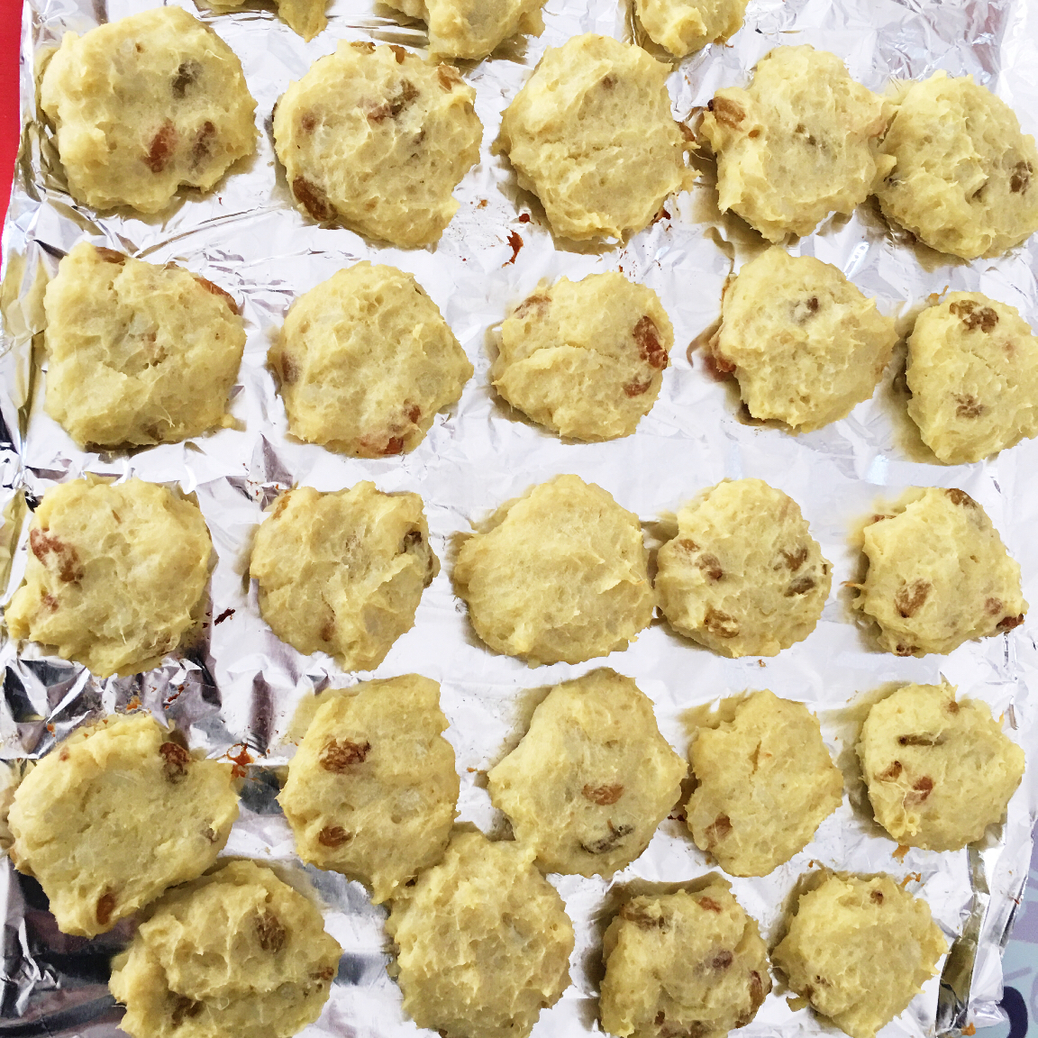 可以减肥的饼干——红薯燕麦葡萄干软饼