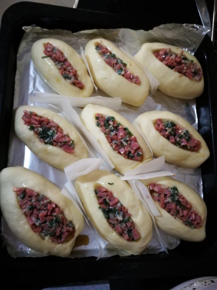 经典台式面包—香葱面包