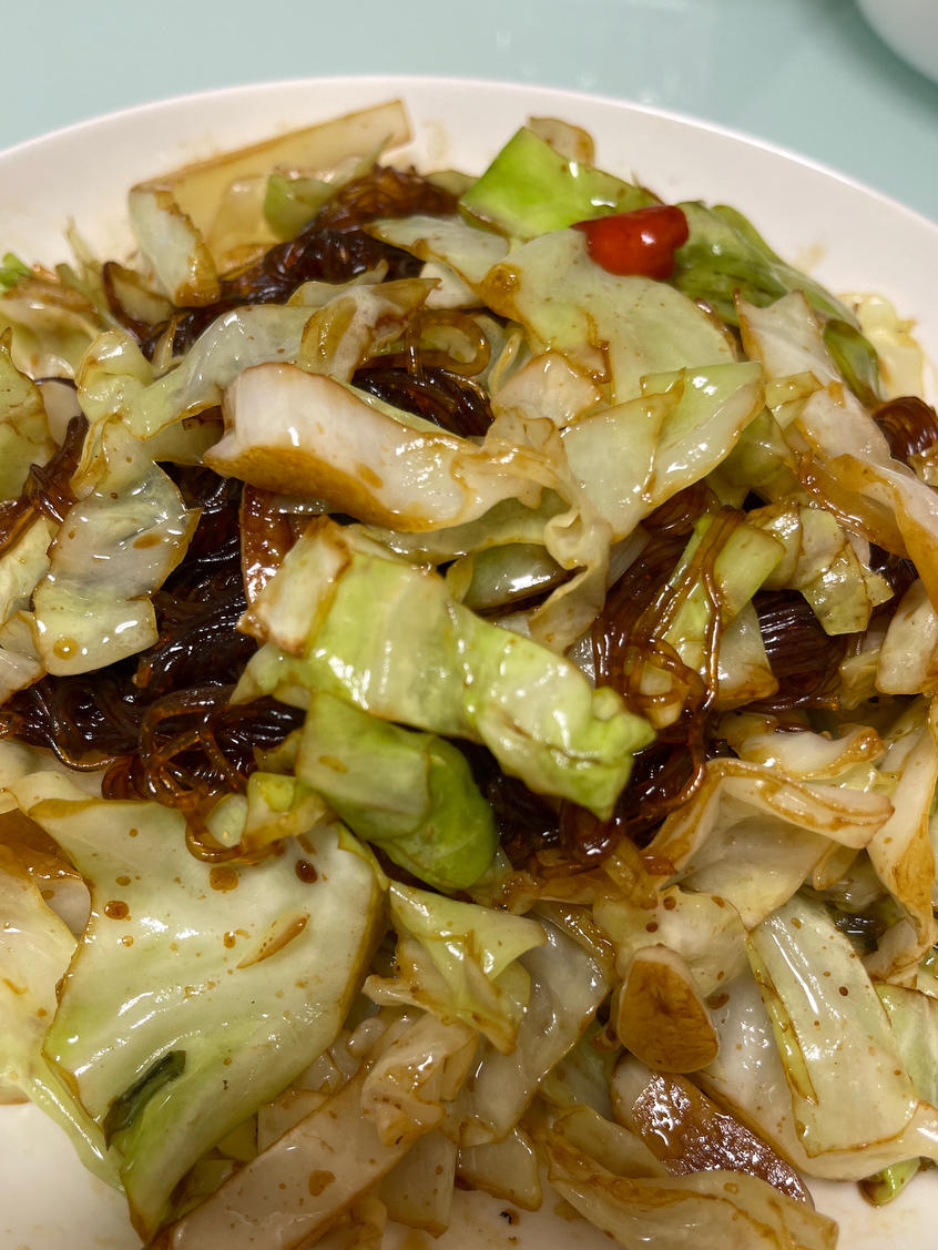 包菜粉丝（粉丝炒包菜）