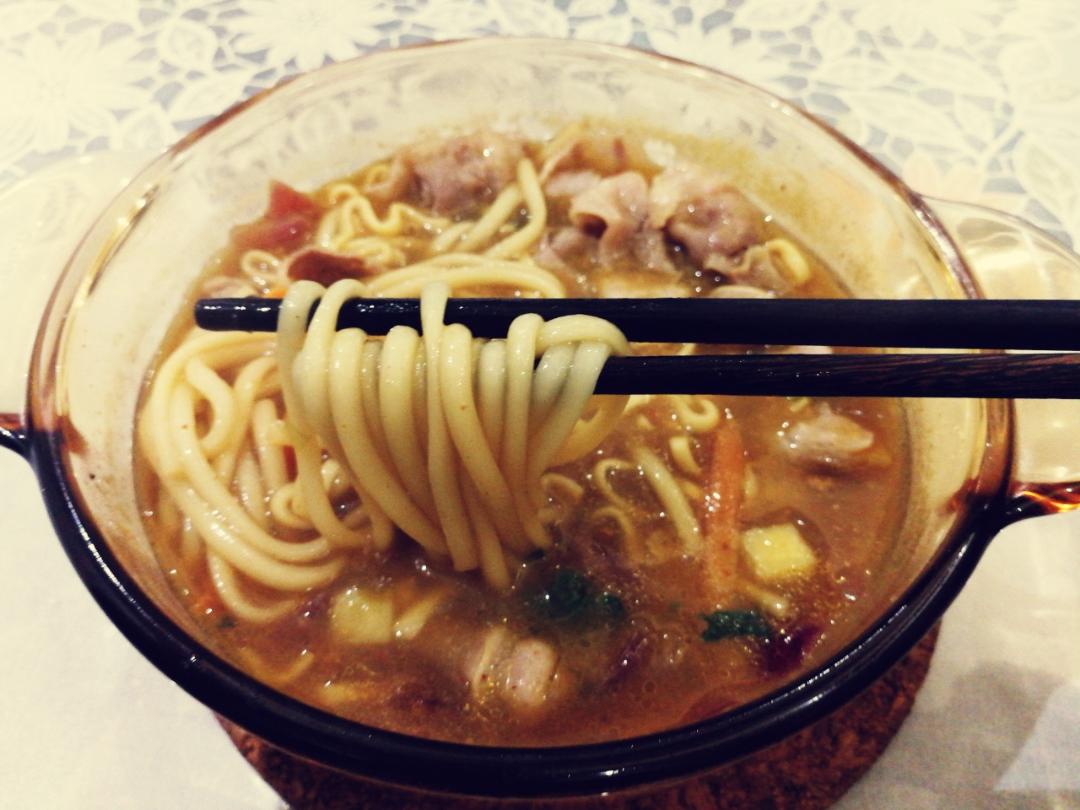 咖喱肥牛乌冬面