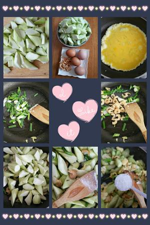丝瓜虾米炒鸡蛋的做法 步骤1