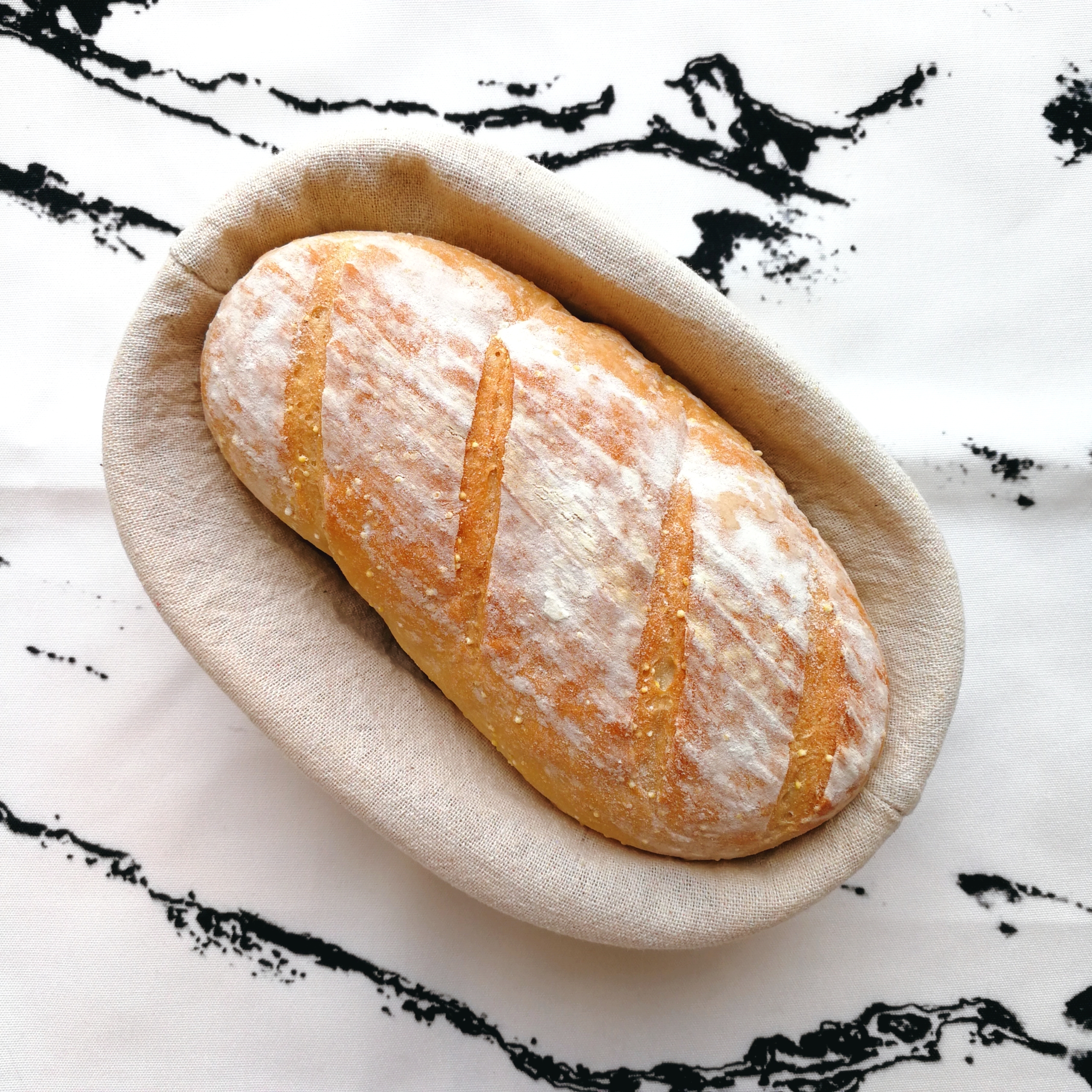 法式黄米面包（波兰种）的做法