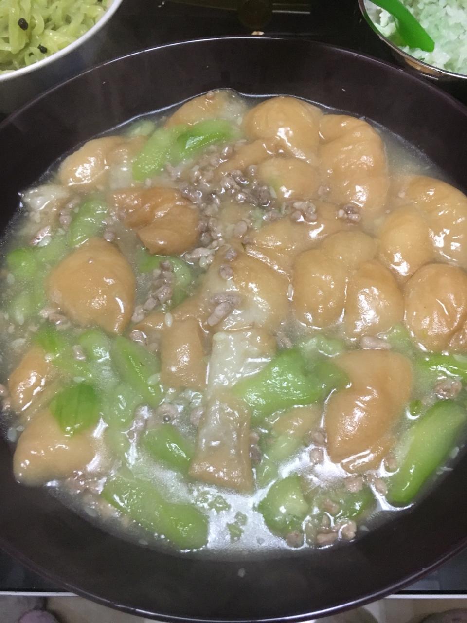 丝瓜面筋