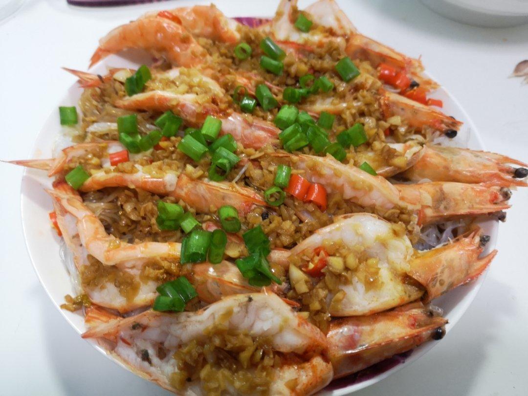蒜蓉粉丝蒸虾