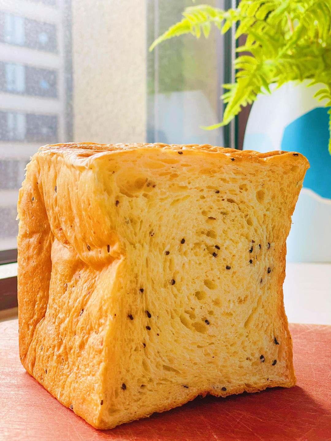咸盐黑芝麻吐司