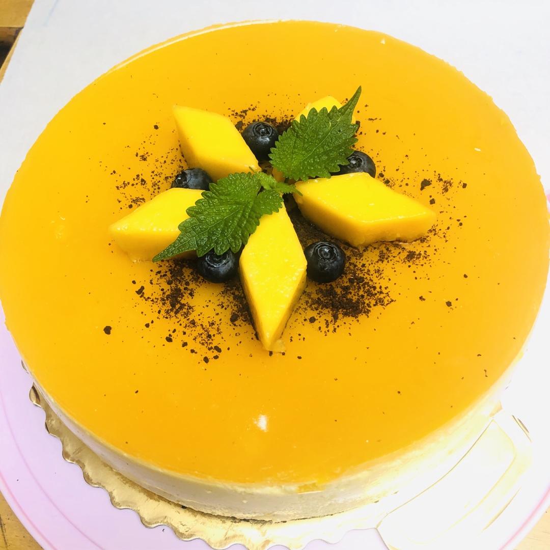 【视频】芒果慕斯（6寸） | 含镜面果胶配方