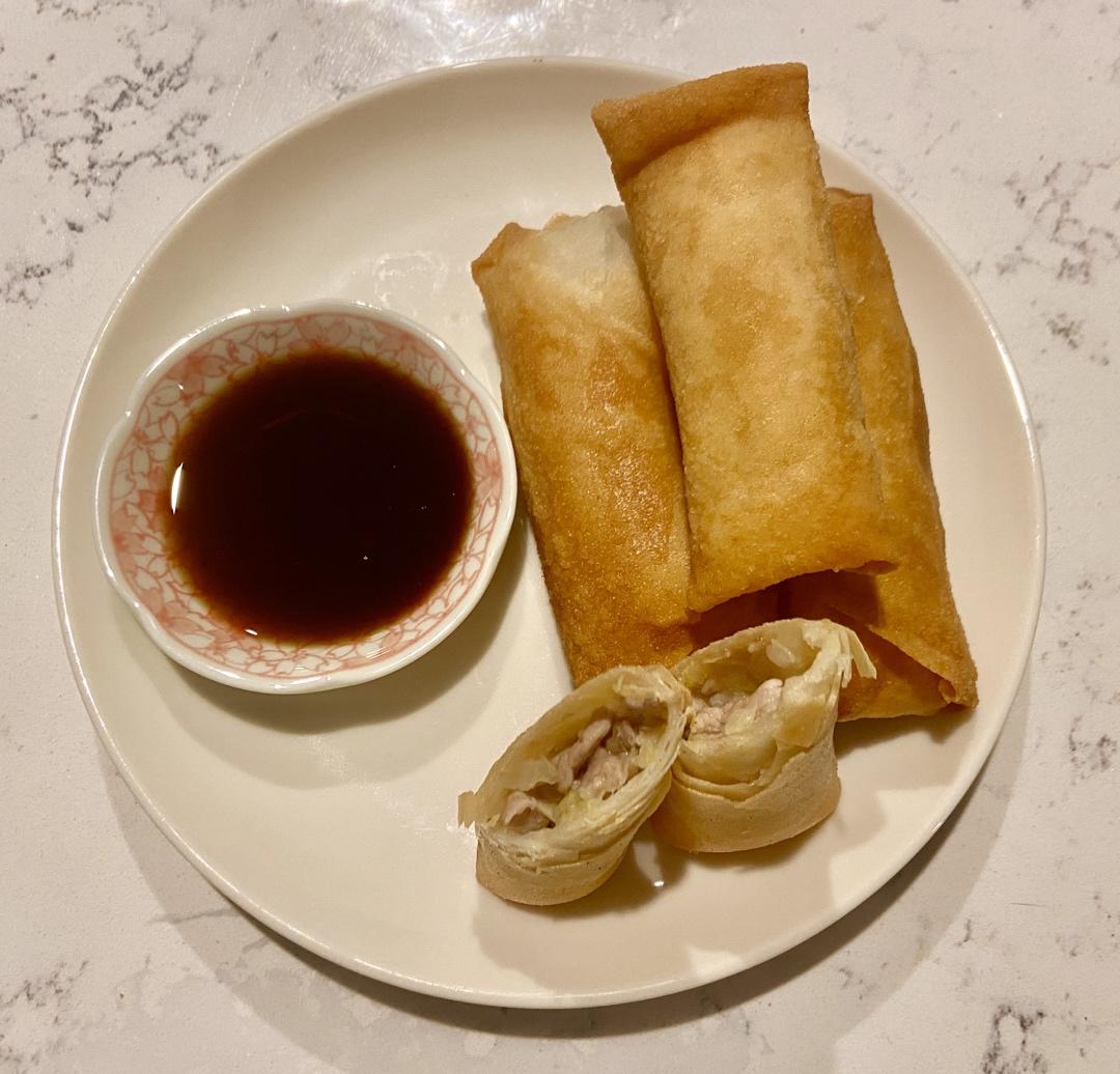 上海春卷——黄芽菜冬笋香菇肉丝馅