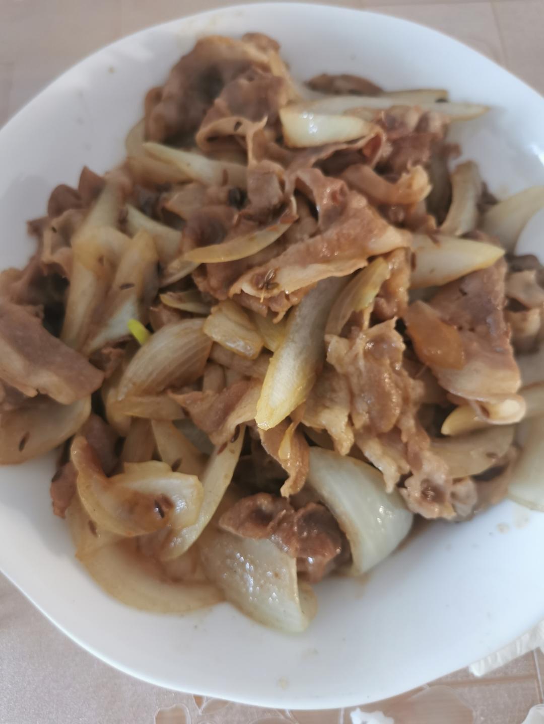 葱爆孜然羊肉卷