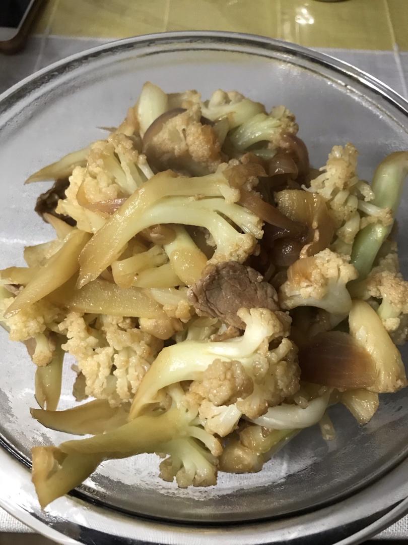 和饭店一个味道的干锅花菜