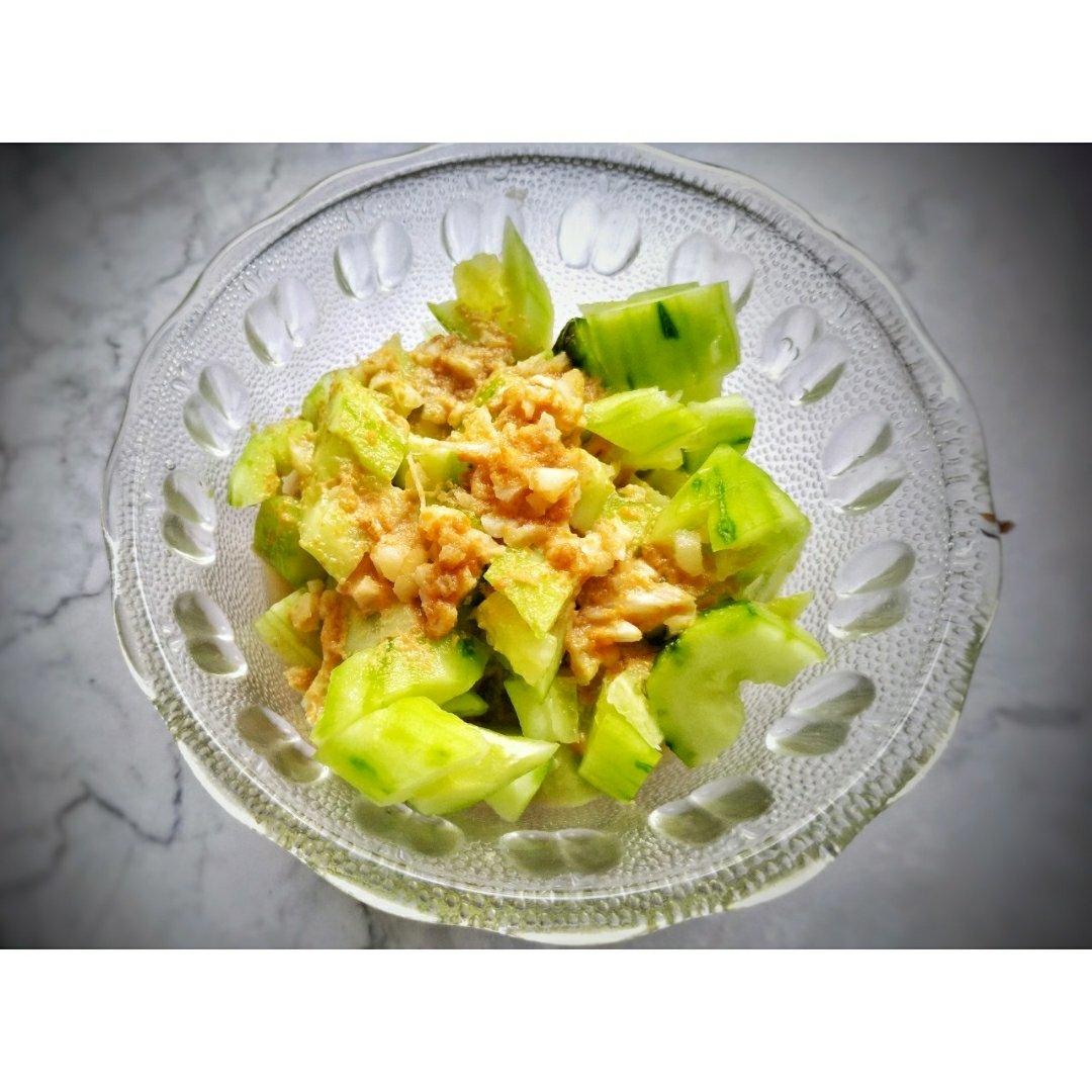 麻汁蒜泥拍黄瓜