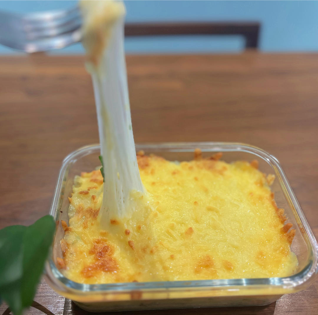 芝士焗土豆泥（烤箱版），小朋友们最爱