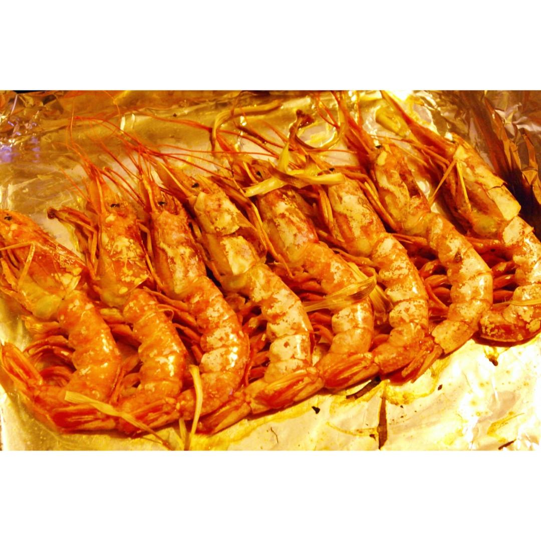 盐烤阿根廷红虾