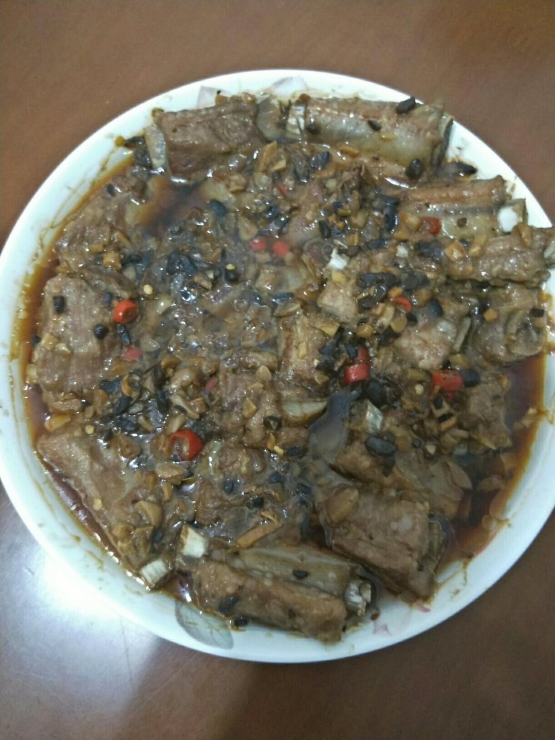 家常菜～豉汁蒸排骨