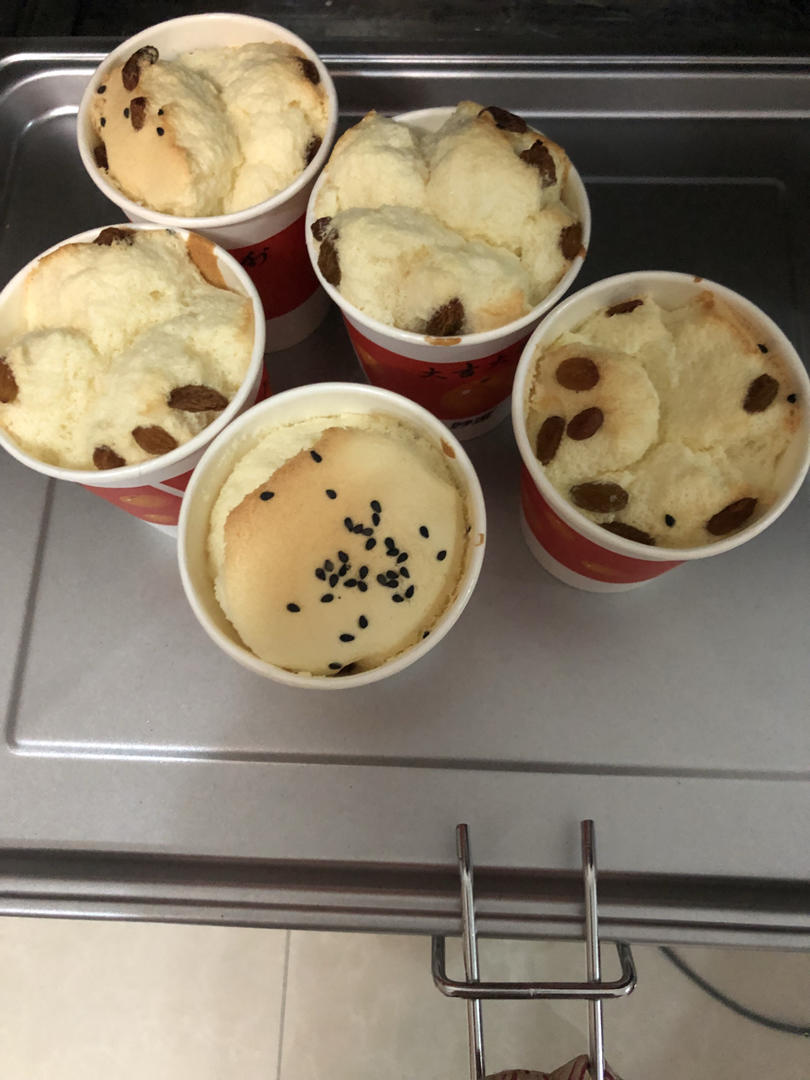 纸杯蛋糕 8寸戚风蛋糕的量