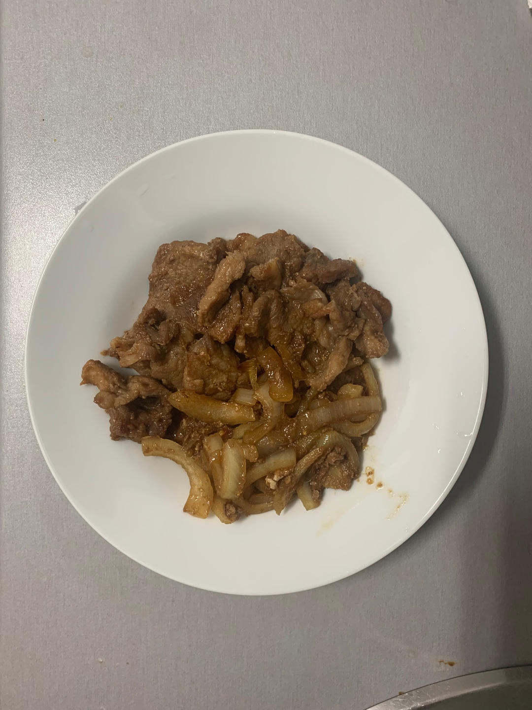 豚の生姜焼き（生姜烧肉）