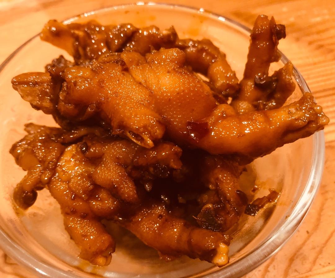 香辣烧鸡爪