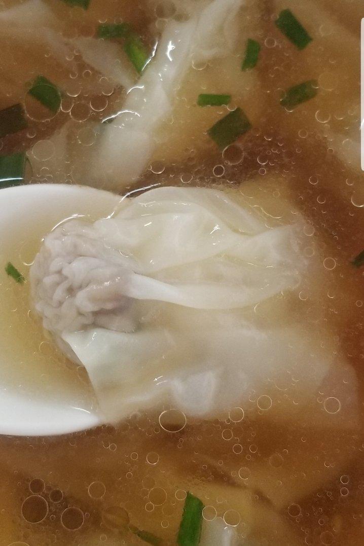 宝贝爱下厨房做的绉纱馄饨