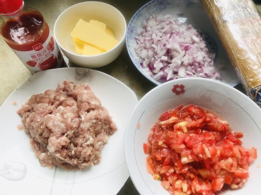 （完胜必胜客的）番茄肉酱意大利面～