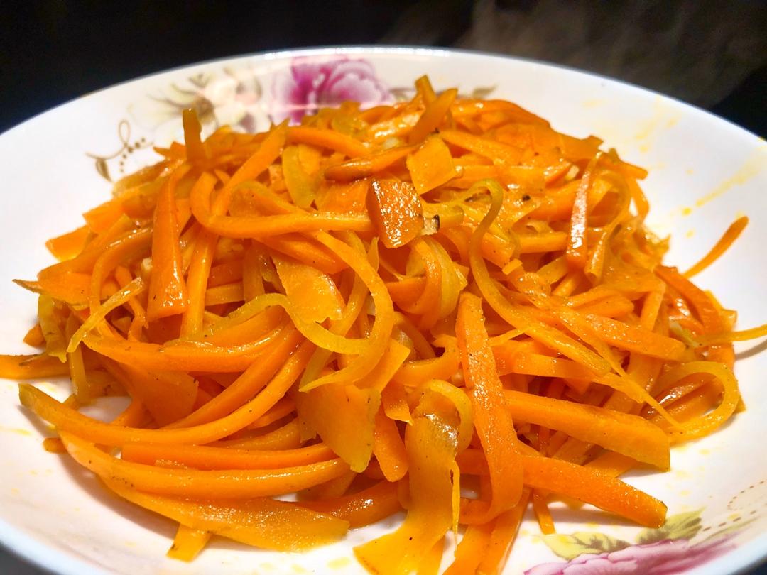 鸡蛋炒胡萝卜丝