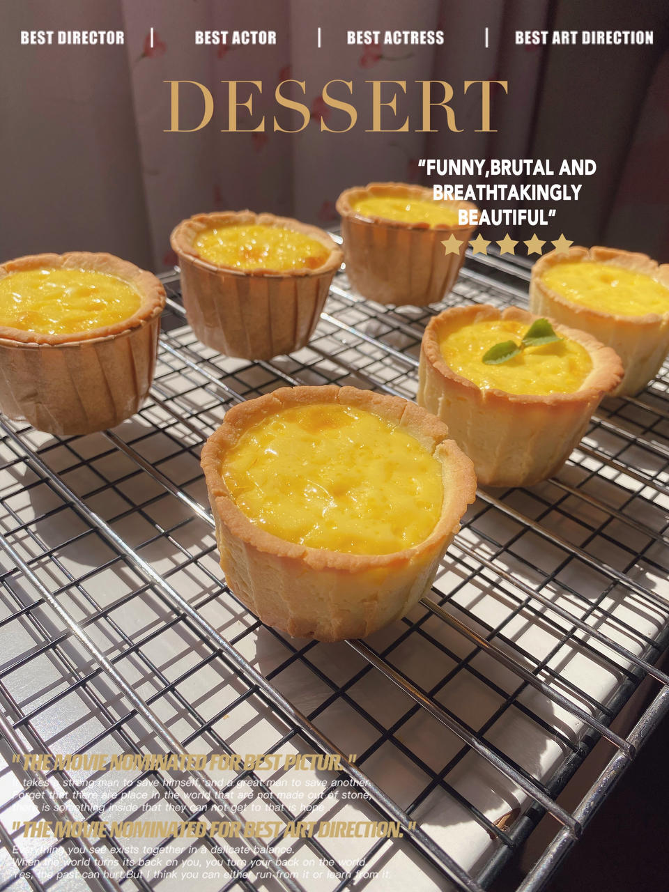 外酥里嫩的德式布丁挞