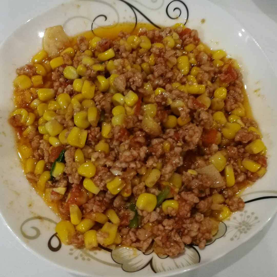 袁霖丽做的玉米炒肉末【超级下饭的快手家常菜】