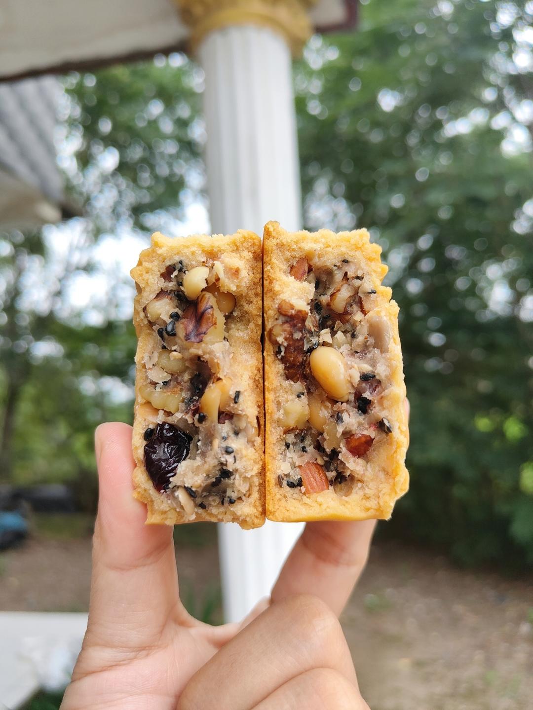 伍仁馅月饼（💯）的做法