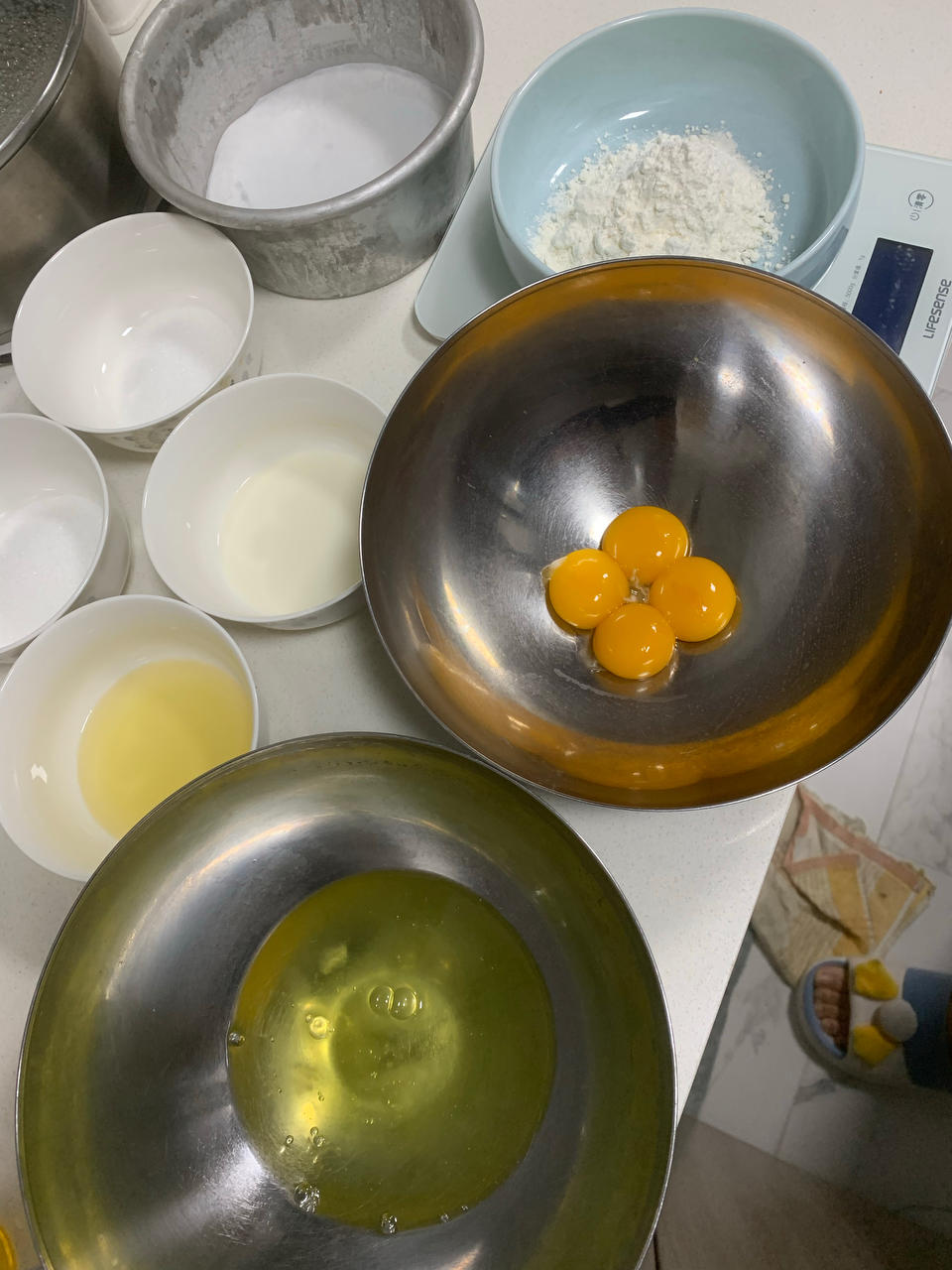 6寸戚风蛋糕零失败版