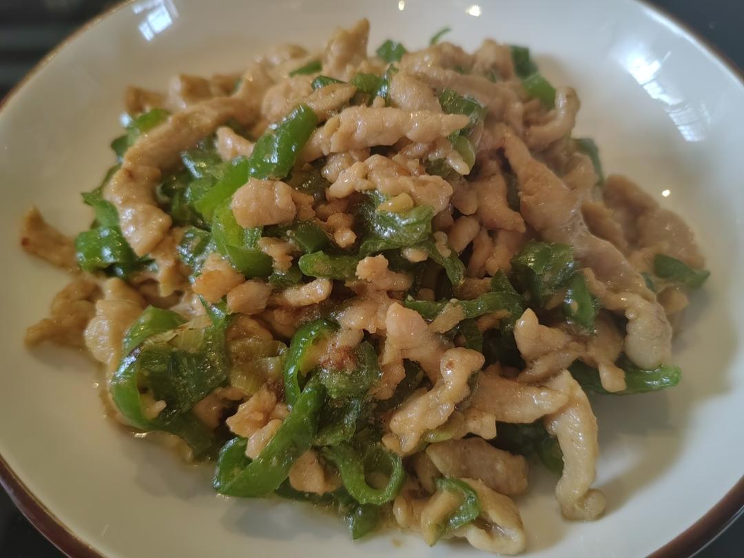 ㊙️超级下饭的青椒炒肉丝❗️吃三碗饭都不够