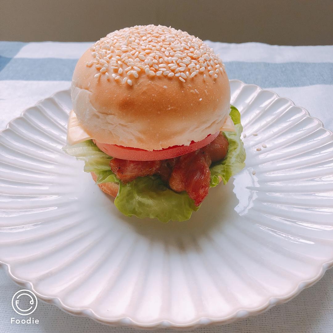 完爆KFC的板烧鸡腿堡（波兰种汉堡胚制作）