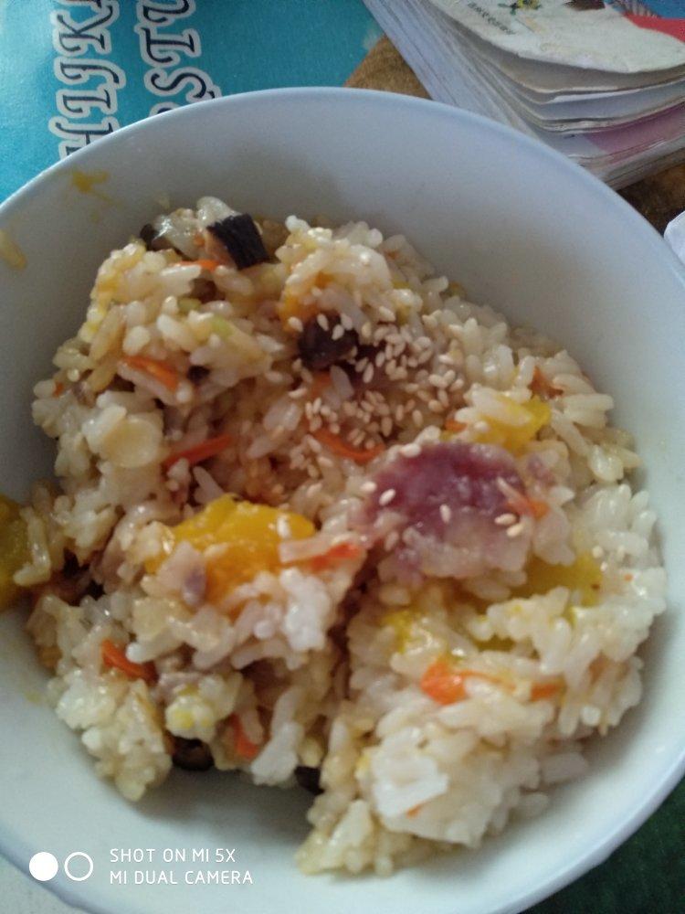 南瓜腊味饭