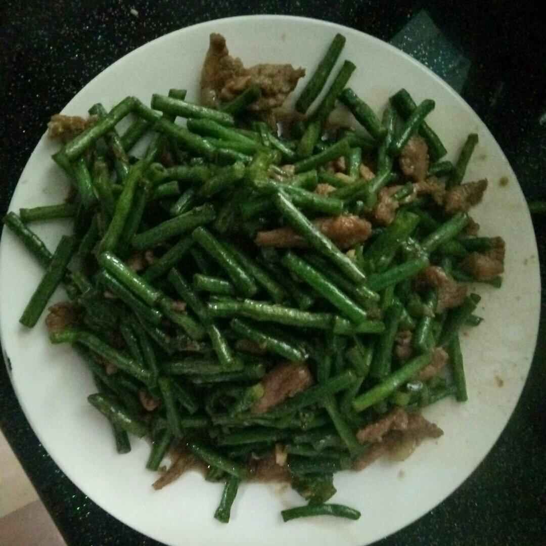 豆角炒肉丝