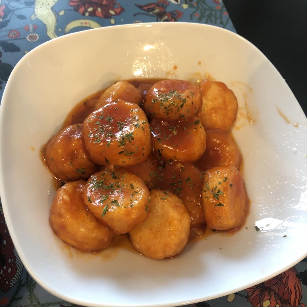 脆皮茄汁日本豆腐