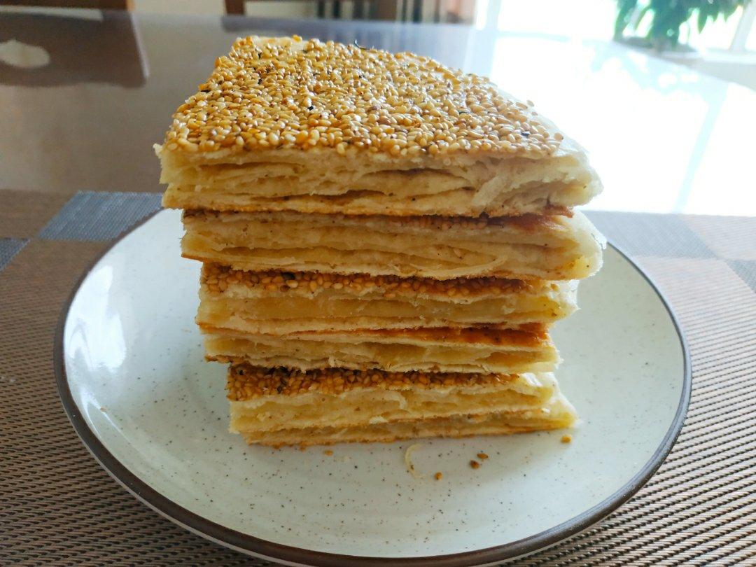 椒盐千层发面饼