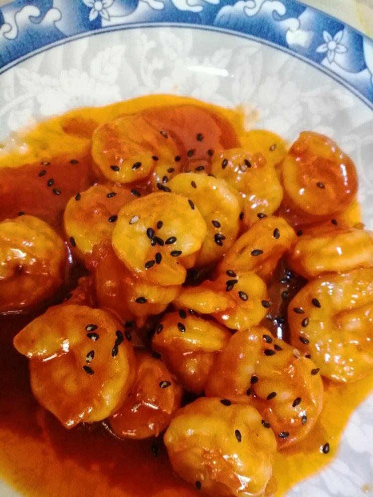 小陆馋哭了的糖醋虾仁