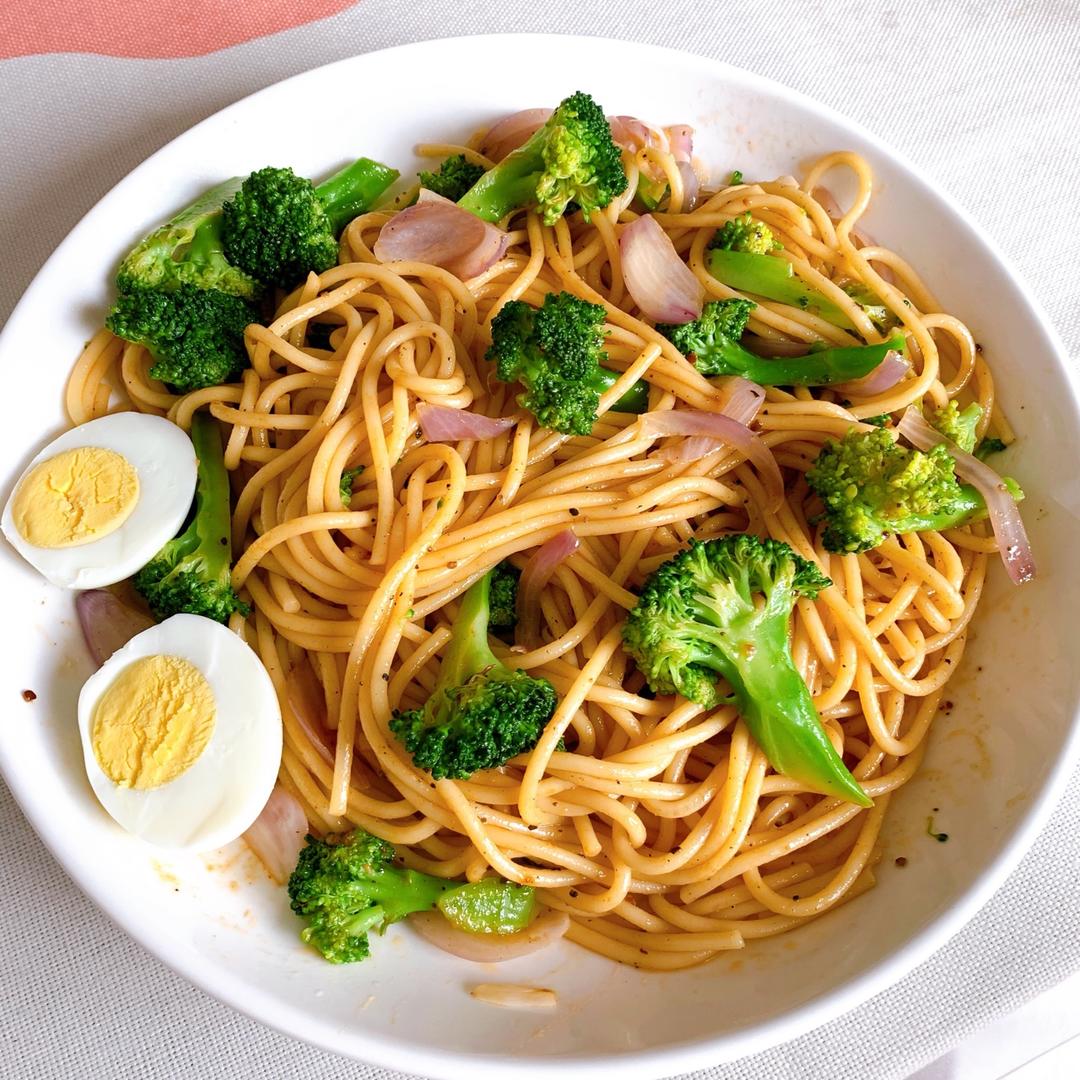 黑椒牛肉炒意大利面