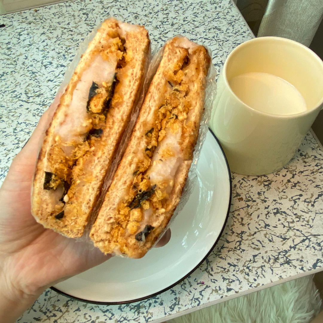 紫薯芋泥/鸡蛋肉松三明治大全🥪